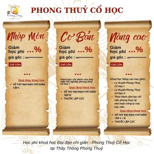 Khóa học Phong Thủy: ĐẠI ĐẠO CHÍ GIẢN – PHONG THỦY CỔ HỌC
